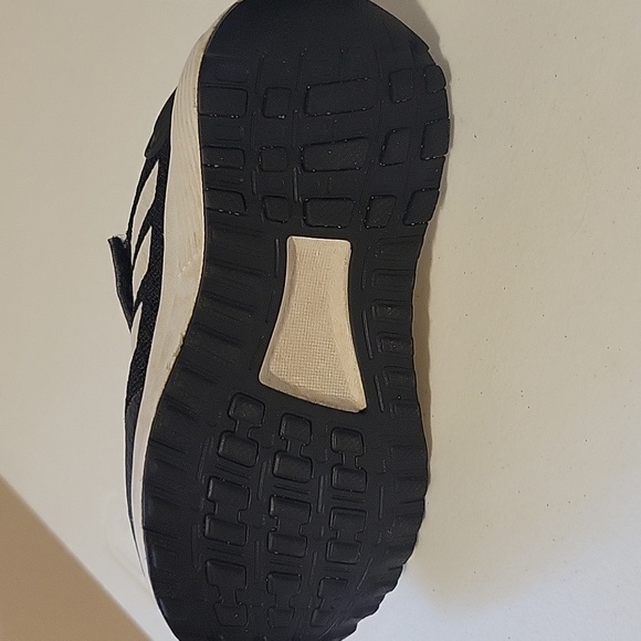 Adidas Baby Black & White Athletic Running Shoes/Sneakers - Picture 5 of 7